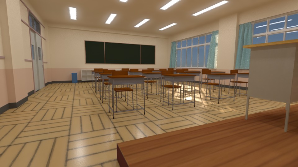 Megurigaoka Gakuin Koutou Gakkou Classroom preview image 2